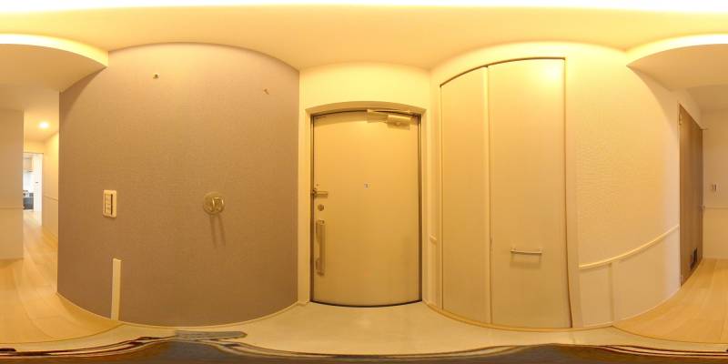 パノラマ画像玄関