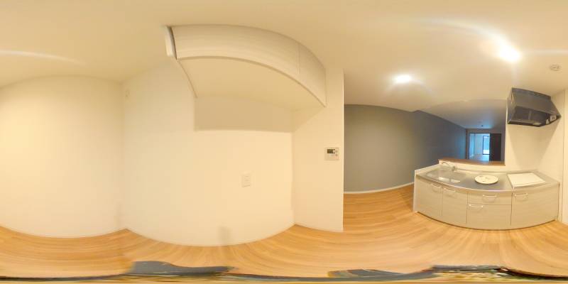 パノラマ画像キッチン