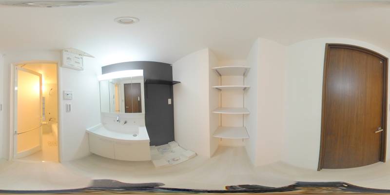 パノラマ画像洗面所