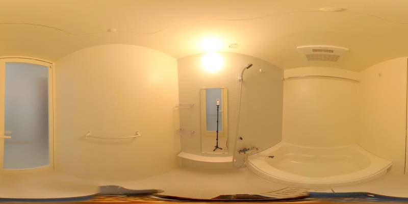 パノラマ画像バスルーム