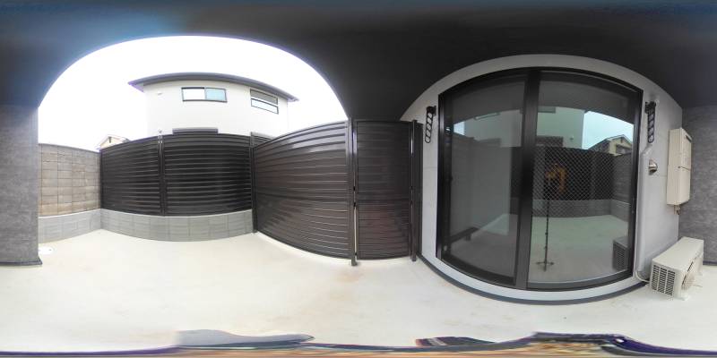 パノラマ画像バルコニー