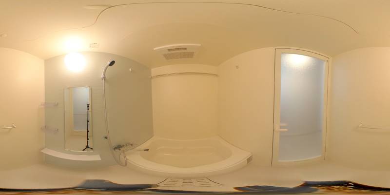 パノラマ画像バスルーム