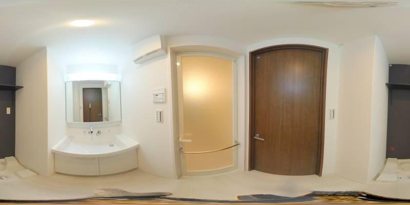 パノラマ画像洗面所