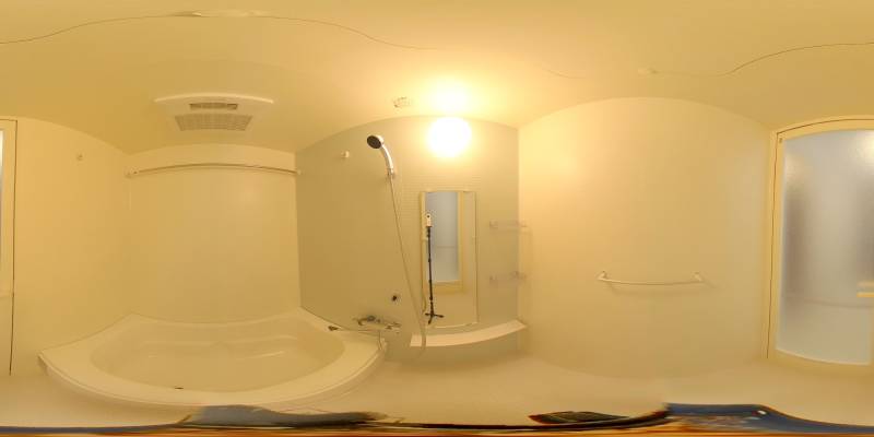 パノラマ画像バスルーム