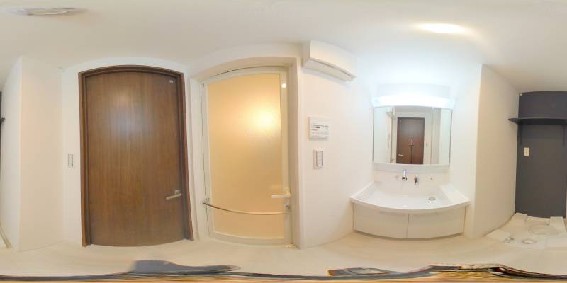 パノラマ画像洗面所