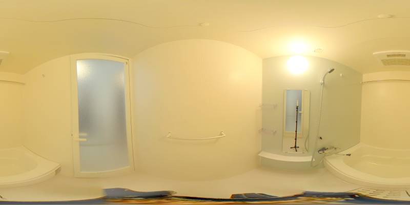 パノラマ画像バスルーム