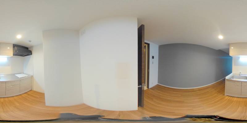 パノラマ画像キッチン