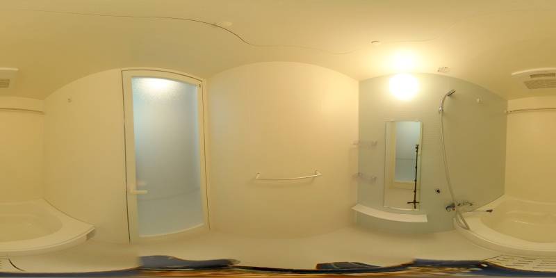 パノラマ画像バスルーム