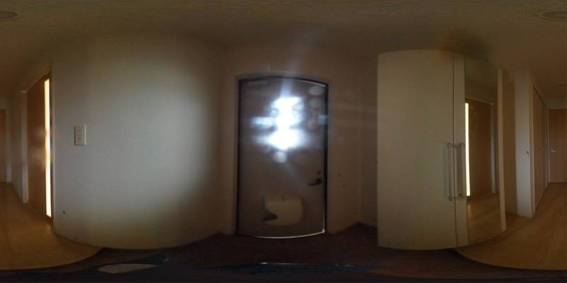 パノラマ画像玄関