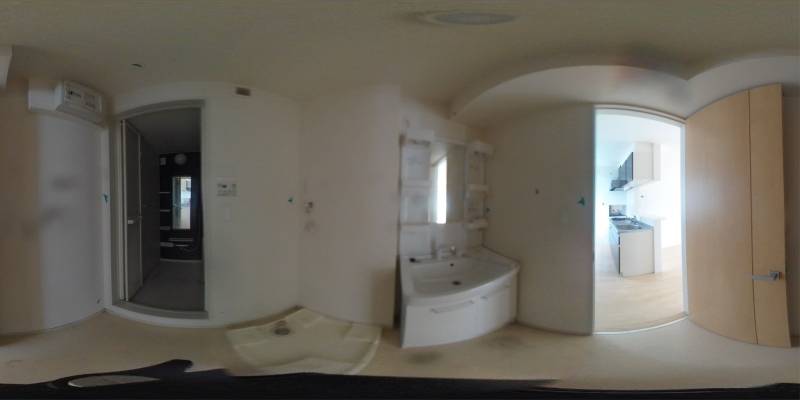 パノラマ画像洗面所