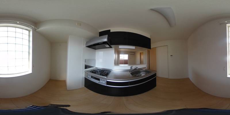 パノラマ画像キッチン