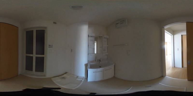 パノラマ画像洗面所