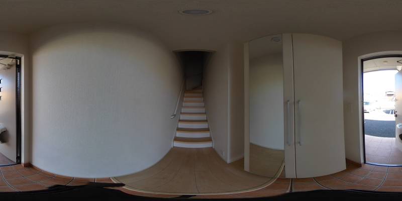 パノラマ画像玄関