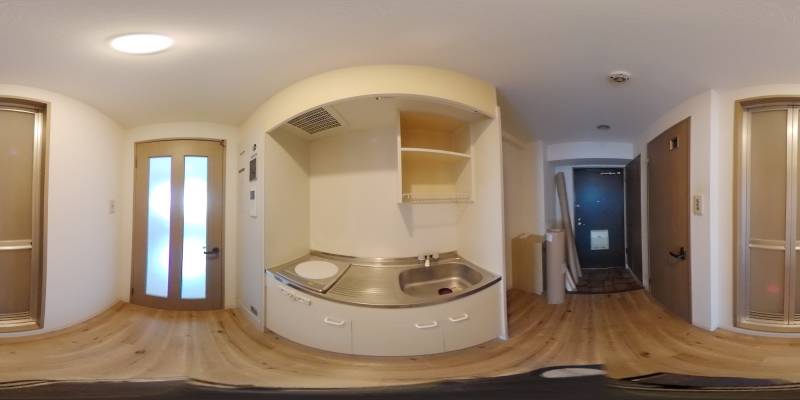 パノラマ画像キッチン