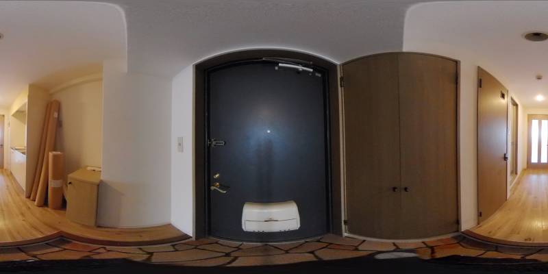 パノラマ画像玄関