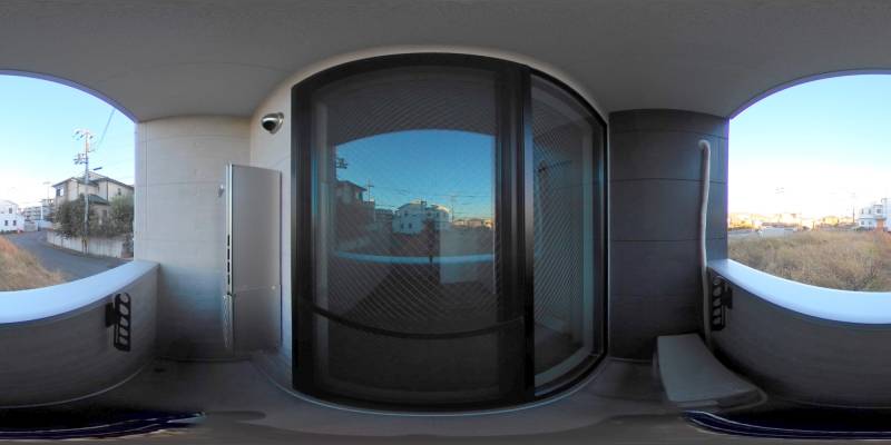 パノラマ画像バルコニー