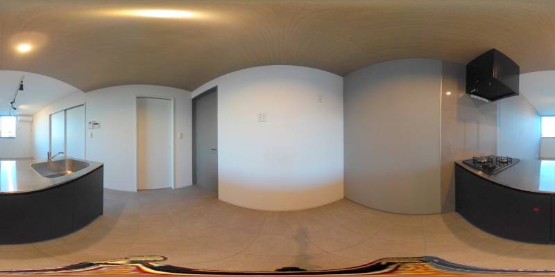 パノラマ画像キッチン