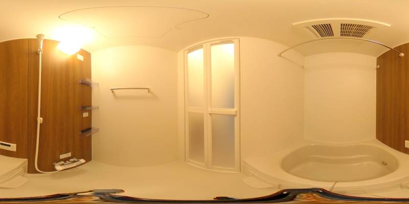 パノラマ画像バスルーム