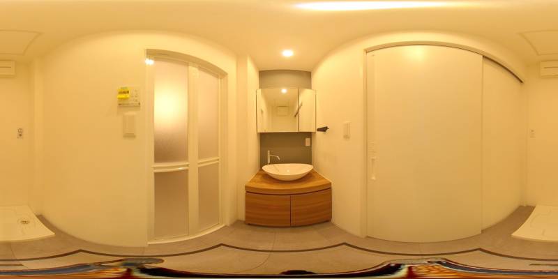 パノラマ画像洗面所