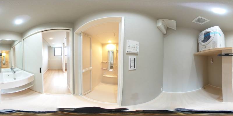 パノラマ画像洗面所