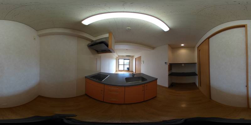 パノラマ画像キッチン
