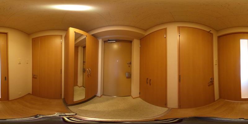 パノラマ画像玄関