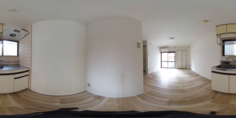 パノラマ画像キッチン