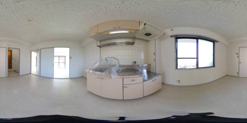 パノラマ画像キッチン