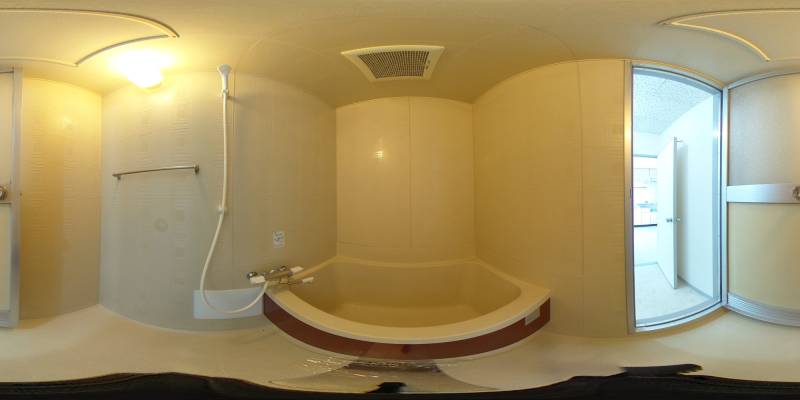 パノラマ画像バスルーム