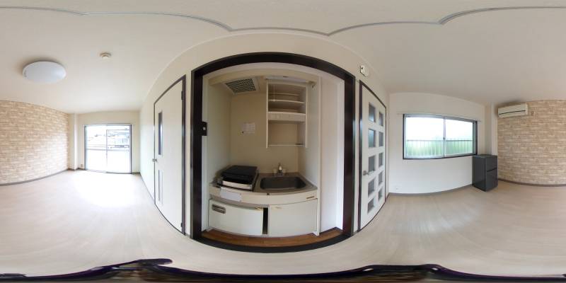 パノラマ画像キッチン