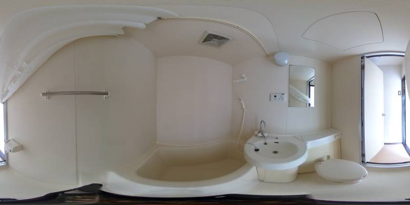 パノラマ画像バスルーム