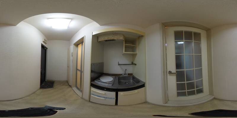 パノラマ画像キッチン