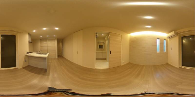 パノラマ画像リビング