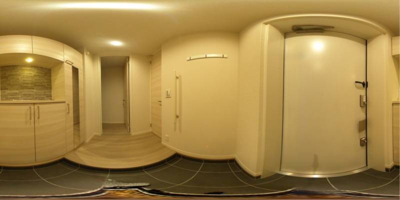 パノラマ画像玄関