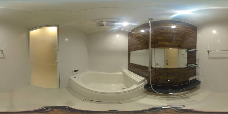 パノラマ画像バスルーム