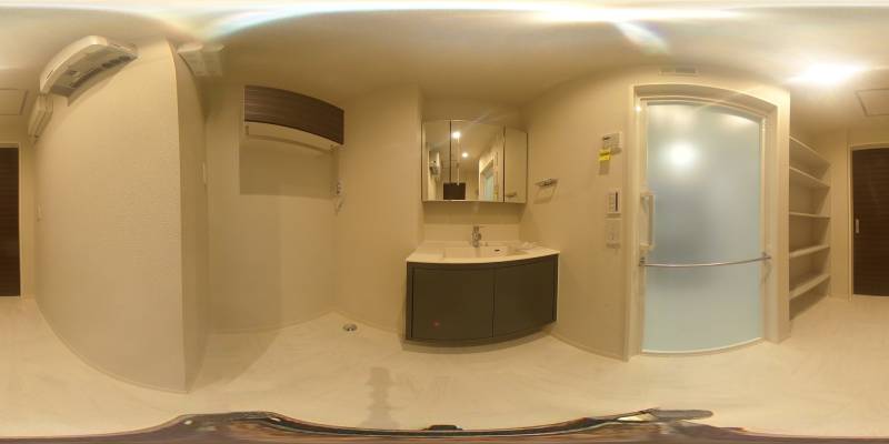 パノラマ画像洗面所