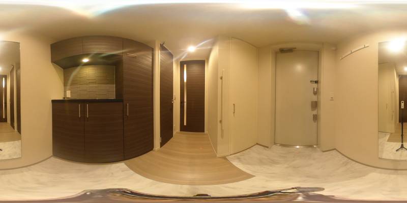 パノラマ画像玄関