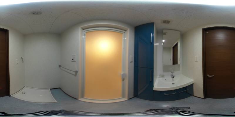 パノラマ画像洗面所