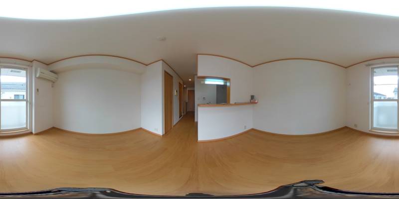 パノラマ画像リビング