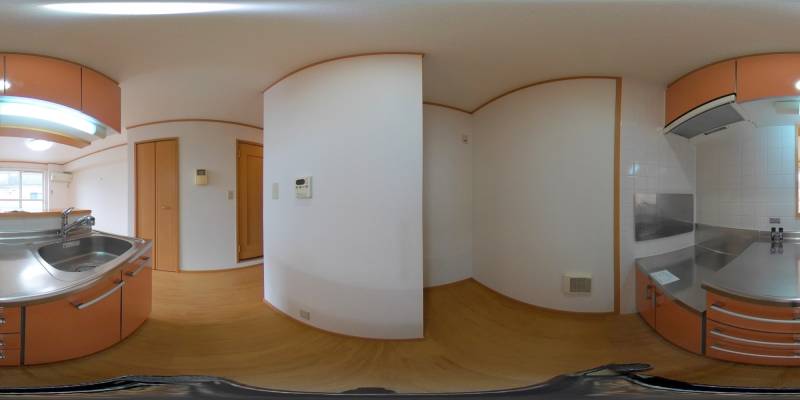 パノラマ画像キッチン