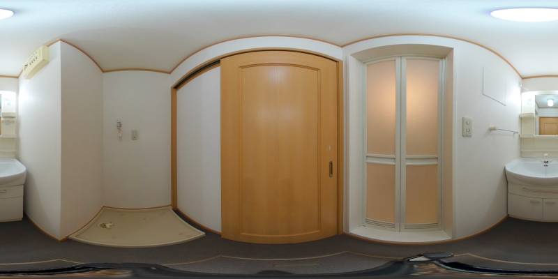 パノラマ画像洗面所