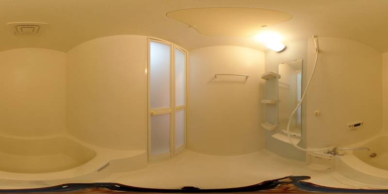 パノラマ画像バスルーム