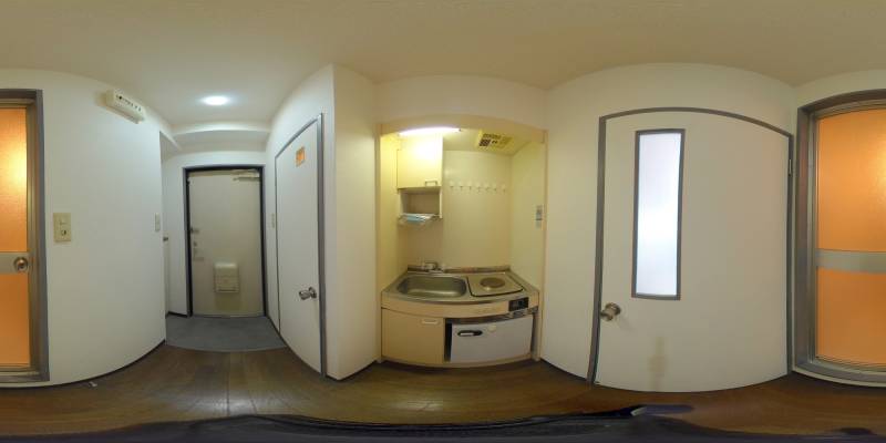 パノラマ画像キッチン