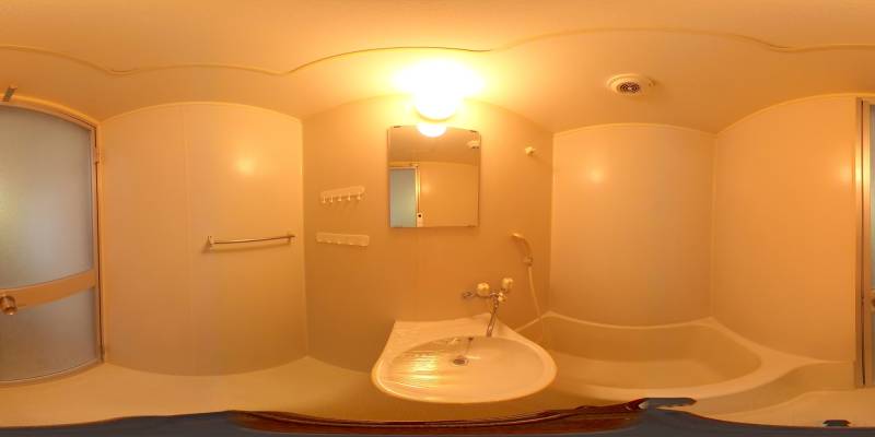 パノラマ画像バスルーム