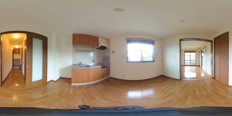 パノラマ画像キッチン