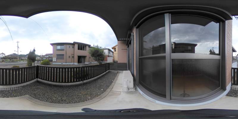 パノラマ画像バルコニー