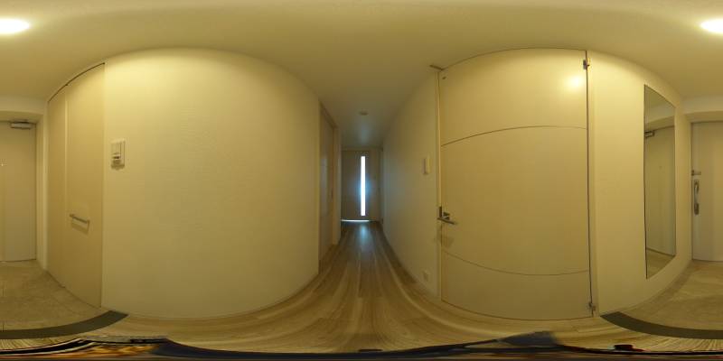 パノラマ画像玄関