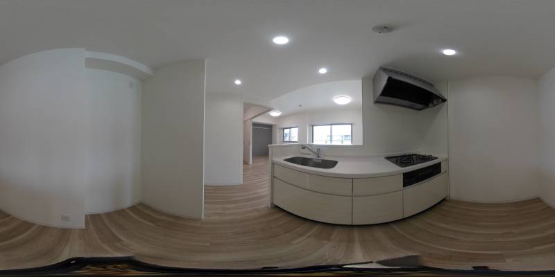 パノラマ画像キッチン
