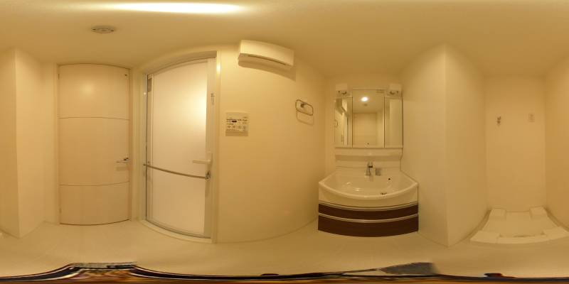 パノラマ画像洗面所