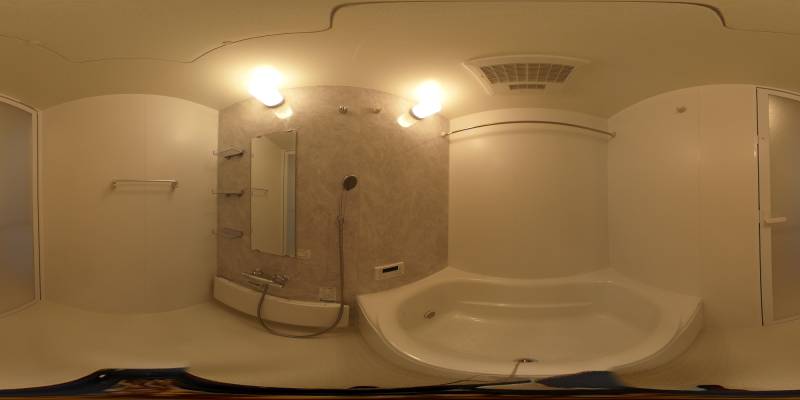 パノラマ画像バスルーム